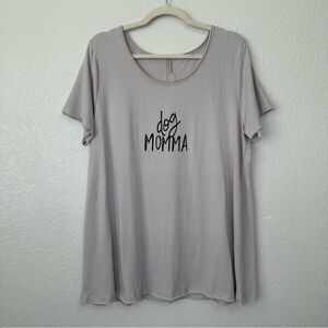 NWT Embellished by creative co-op “Dog Momma” Short Sleeves Tee